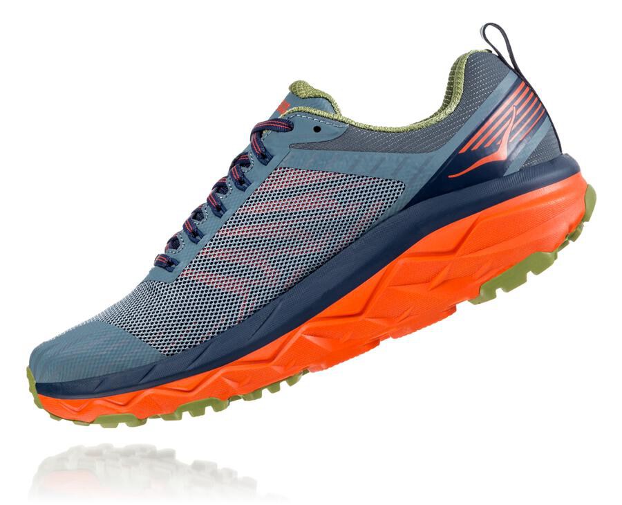 Tenis Hoka One One Trail Hombre Azul Marino - Challenger Atr 5 - IWPR64398